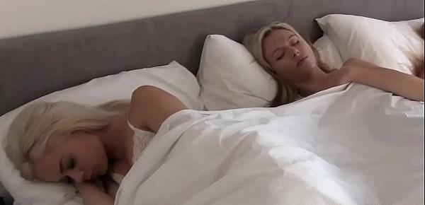  Step dad wake Elsa up and feed his matured cock